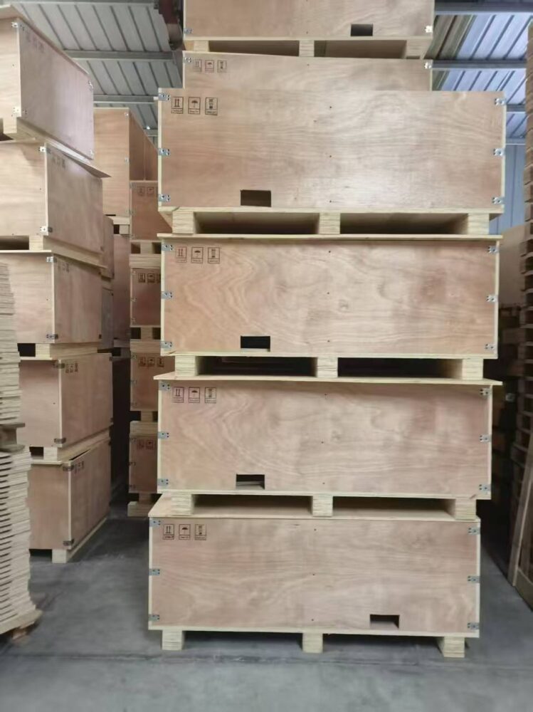 Custom Wooden Crate for HOMAG Crusher Equipment